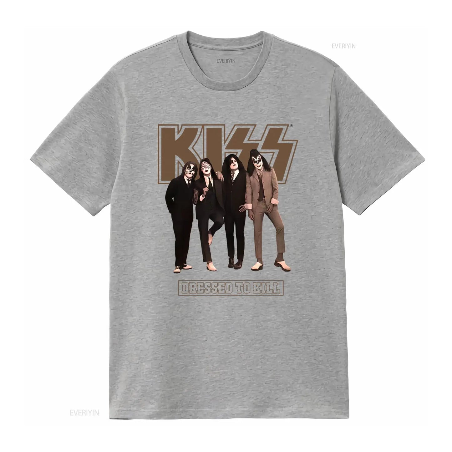 Kiss Band Vintage Washed Men's T-Shirt