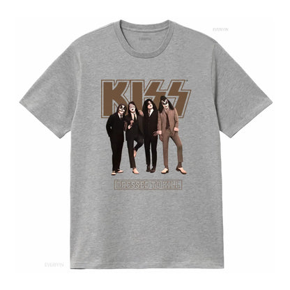 Kiss Band Vintage Washed Men's T-Shirt