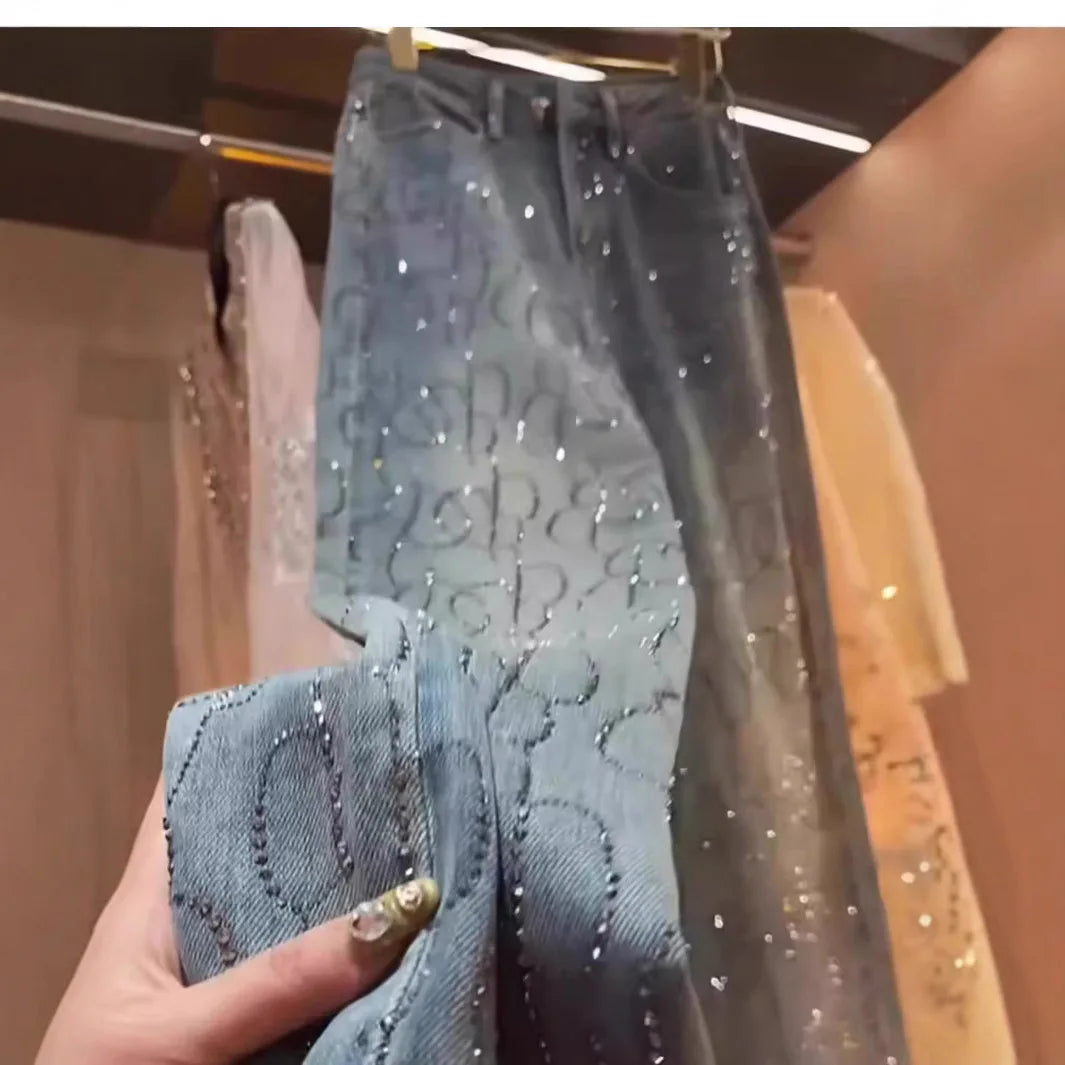 Women's Jeans 2025 New Style Heavy Industry High-End Versatile