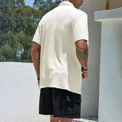 Men's Hip Hop Baggy Short Sleeve Shirt
