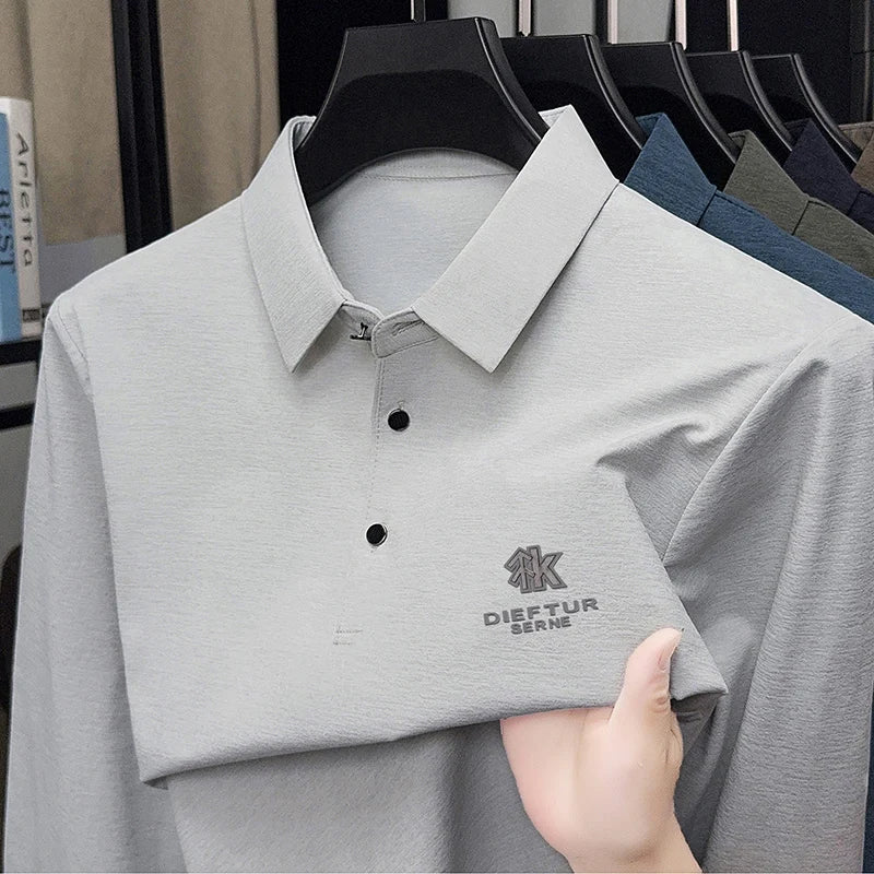 Kişi Polo Uzunqol T-shirti 2025