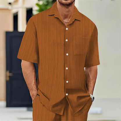 Men's Lightweight Casual Short Sleeve Shirt