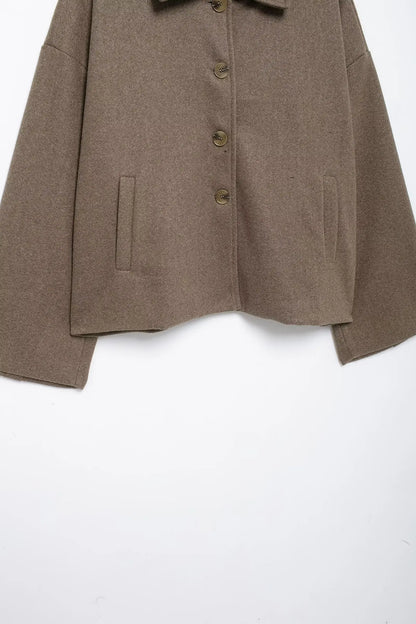 Women's Jackets Coats Autumn 2025 New Chic Loose Warm Elegant
