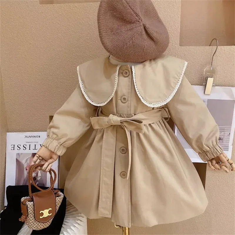 Qadın Zərif Trench Palto - Klassik Uzun Windbreaker Gödəkçə