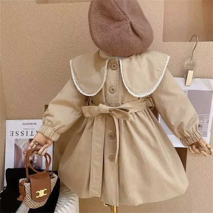 Qadın Zərif Trench Palto - Klassik Uzun Windbreaker Gödəkçə