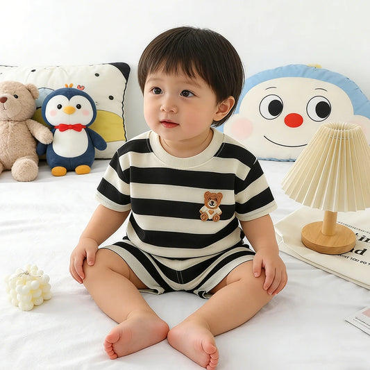 Kids Cotton T-Shirt & Shorts Summer Set 2026