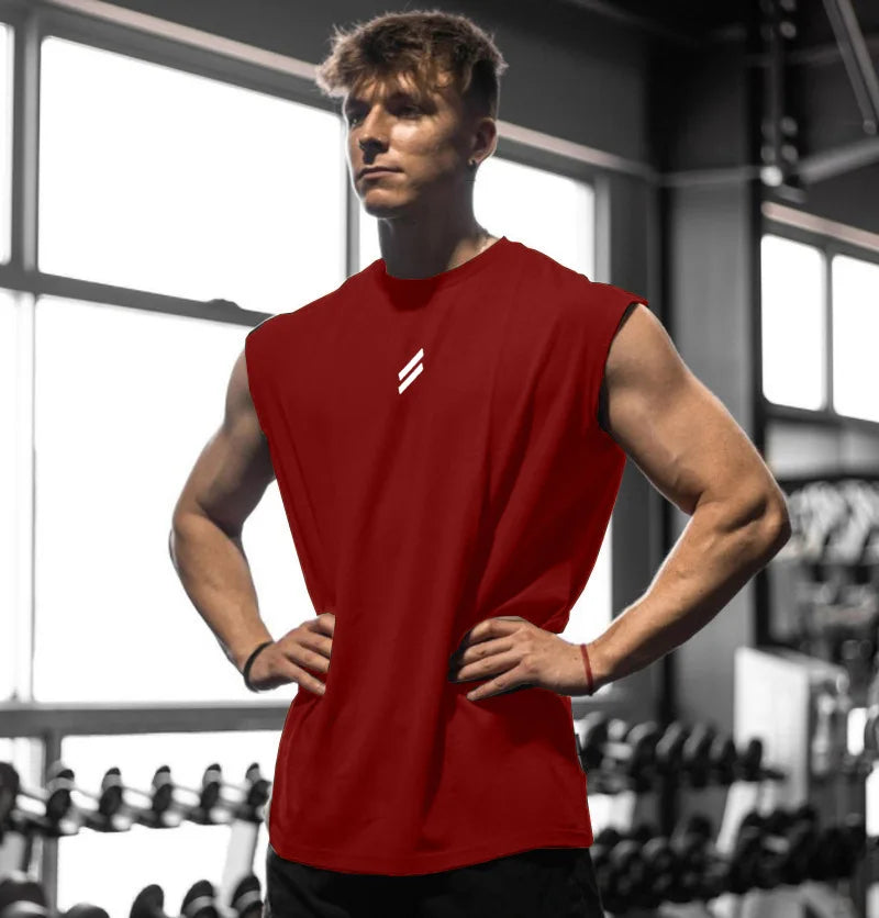 Qolsuz T-shirt Kişilər üçün Tez quruyan Fitnes Bodibildinq Köynək Kişi Moda Basketbol Jilet Tor Nəfəs ala bilən Yay İdman Zalı Maykası Kişilər üçün