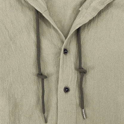 Men's Hooded Long Sleeve Beach Shirt