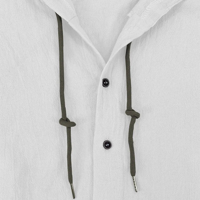 Men's Hooded Long Sleeve Beach Shirt