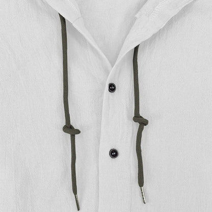 Men's Hooded Long Sleeve Beach Shirt