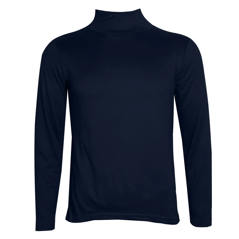 Kişi Slim Fit Boğazlı Uzunqol Köynək