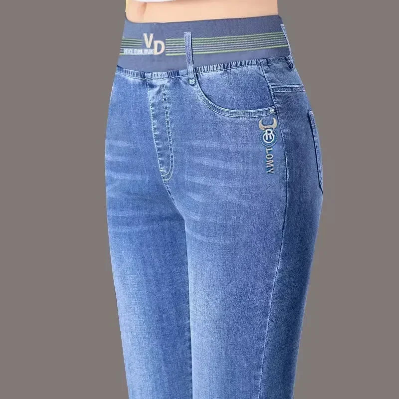 Women's Oversize Jeans 26-38 - Slim High Waist Skinny Denim Pants