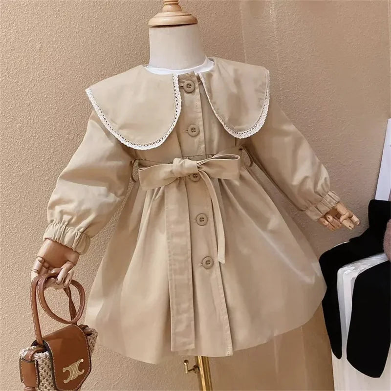 Qadın Zərif Trench Palto - Klassik Uzun Windbreaker Gödəkçə