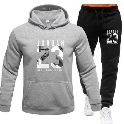Men's Hoodie and Pants Set - Casual Tracksuit