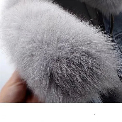 Women's Winter Denim Jacket