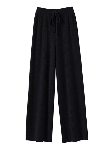 Women's High Waisted Warm Knit Wide Leg Straight
