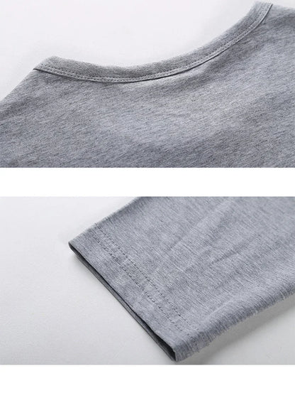 Men's Slim Fit O-Neck Long Sleeve T-Shirt 2025