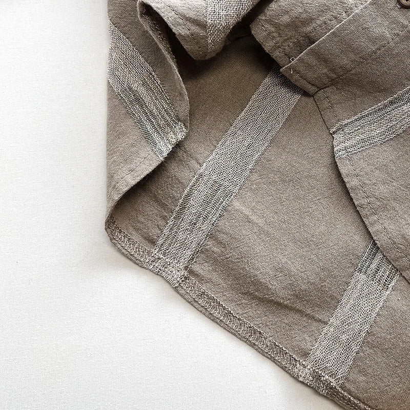 Kids Vintage Cotton Cardigan Shirt