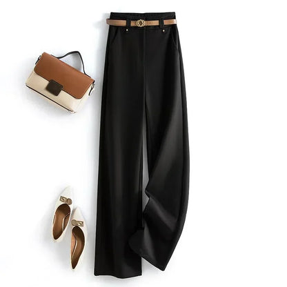 Women's Pants Work Dress Office Tailoring Wide Leg 2025