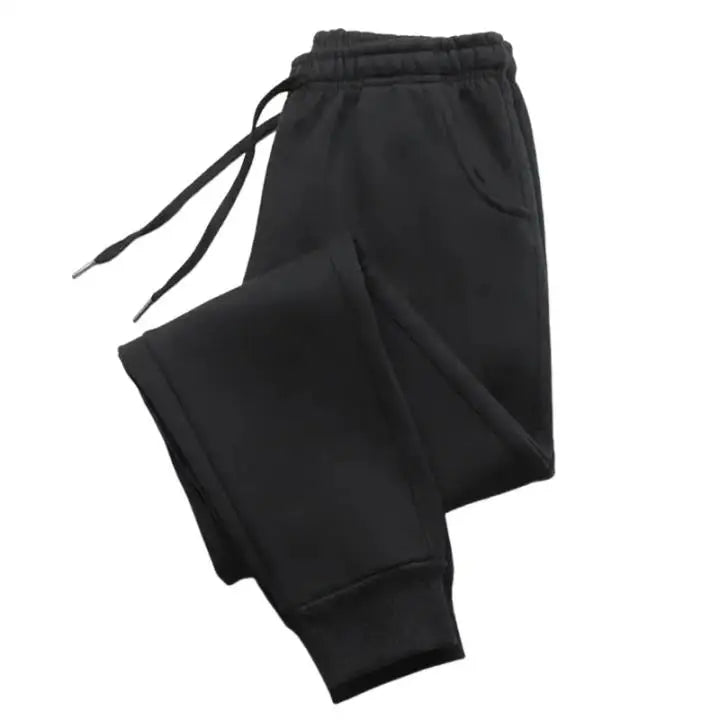 Women Casual Pants Autumn Winter Fleece Sweatpants