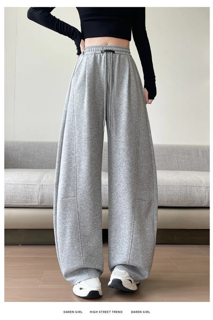 Sports Pants Women Spring Autumn High-Waisted Slim