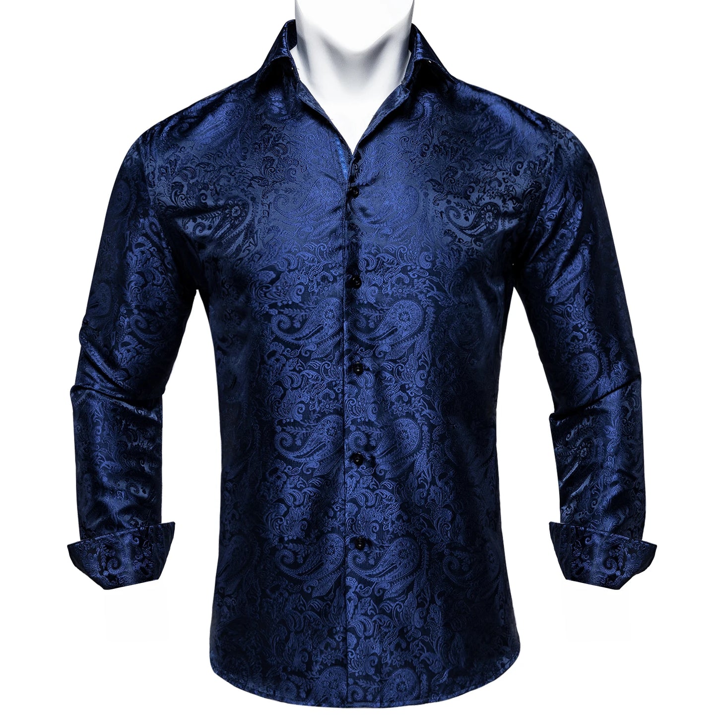 Men's Slim Fit Long Sleeve Dress Shirt