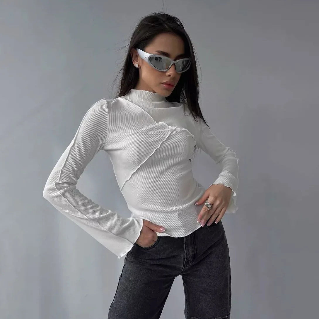 Women's Knit Flared Sleeve T-Shirt