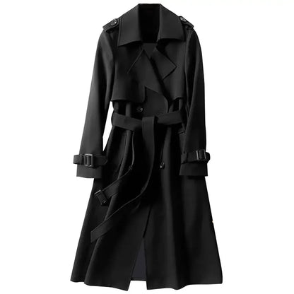 Women's Fashion Trench Coat Korean Spring Long Sleeve