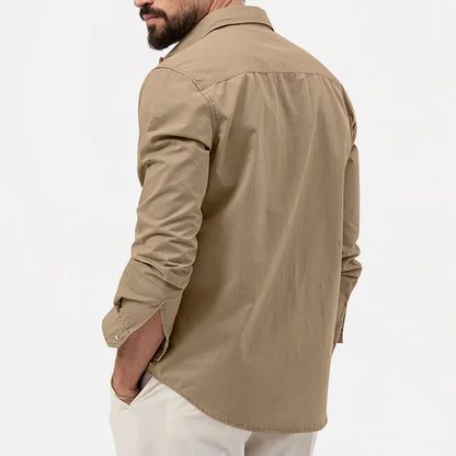 Men's Multi-Pocket Retro Casual Shirt