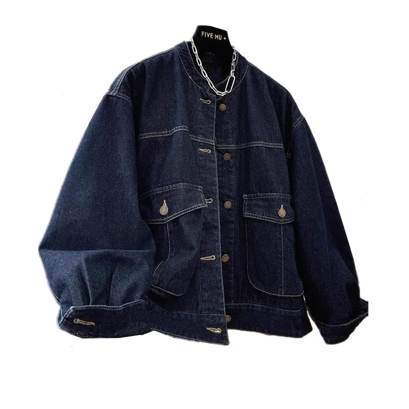 Casual Cotton Denim Jacket Women Parka