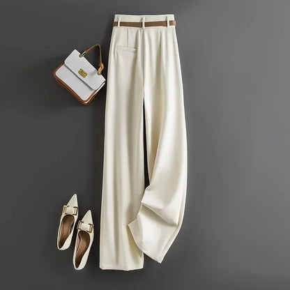 Women's Pants Work Dress Office Tailoring Wide Leg 2025