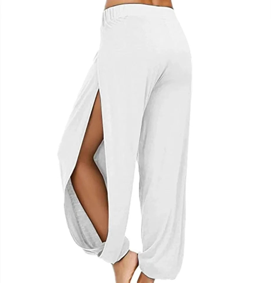 Women Fashion Yoga Pants High Waisted Wide Leg