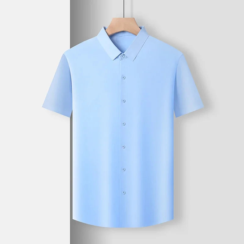 Men's Wrinkle-Free Short Sleeve Casual Shirt