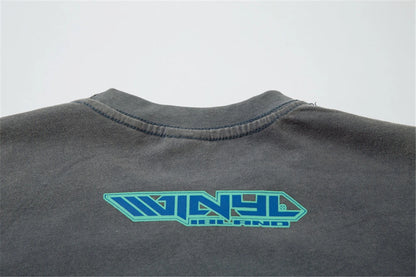 Men's Y2K Harajuku Vintage Washed Long Sleeve T-Shirt