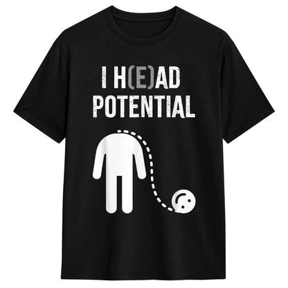 "I Had Potential" Vintage Men's T-Shirt - Oversized Hip Hop Summer Tee
