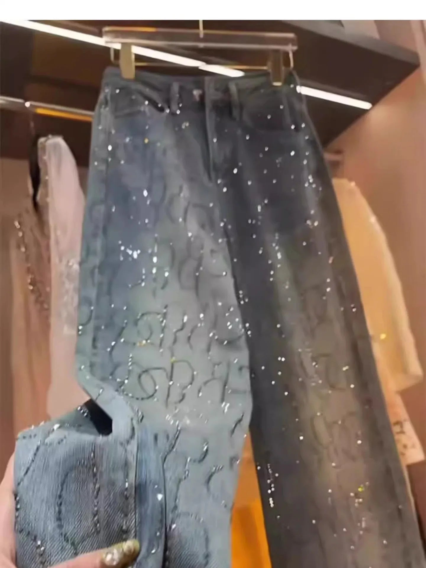 Women's Jeans 2025 New Style Heavy Industry High-End Versatile