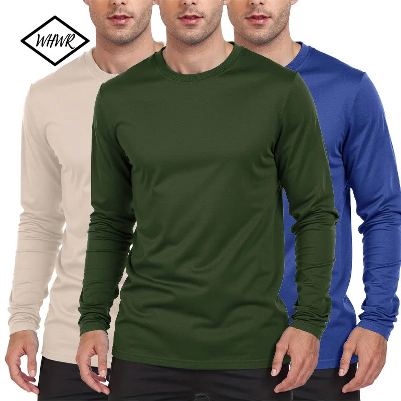 Men's Moisture Wicking Long Sleeve Sports T-Shirt