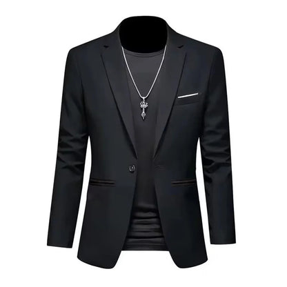 Men's Slim Fit Non-Iron Business Suit Jacket