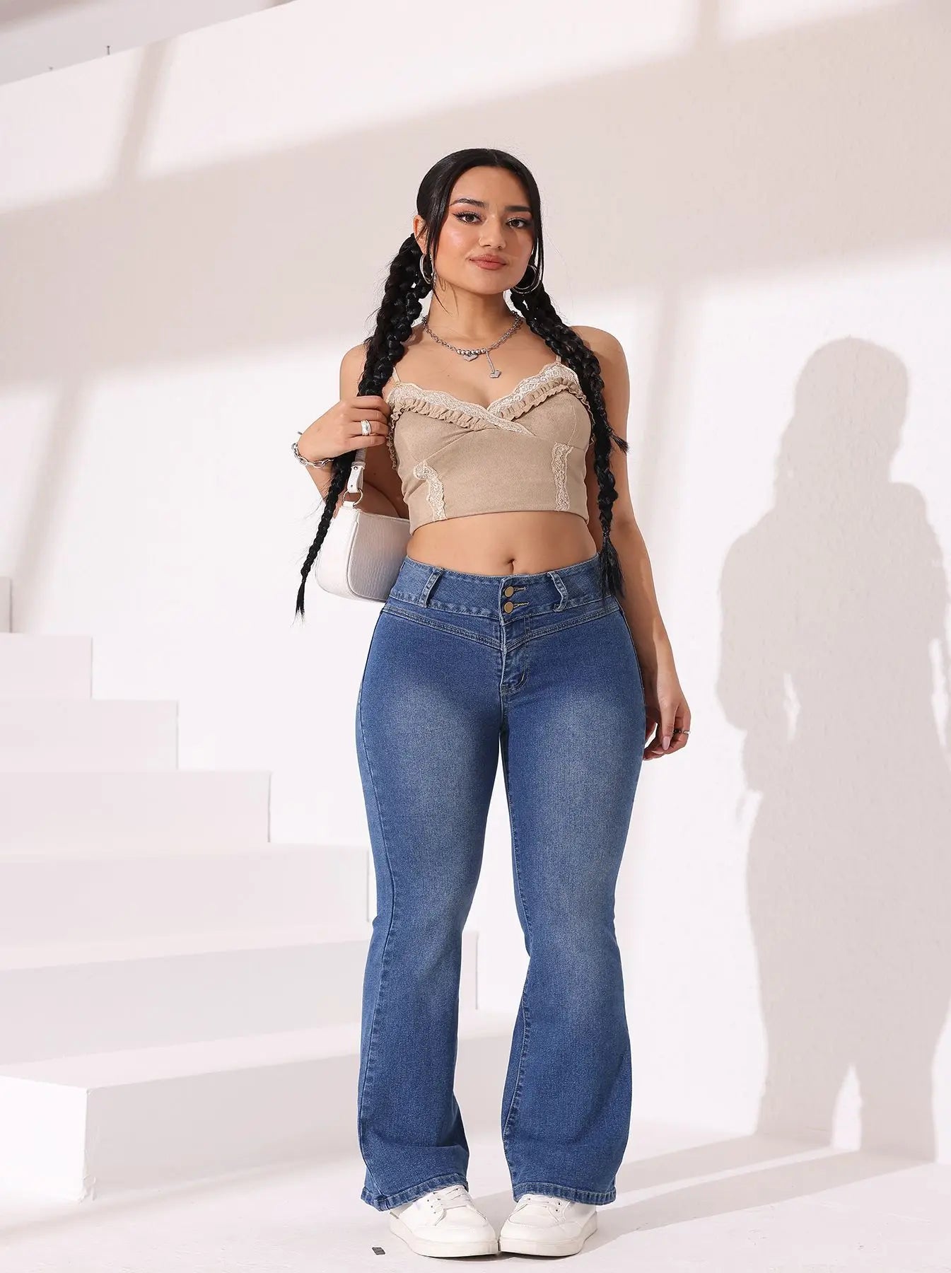 Women's Jeans Pants Shoujo Girl Style Y2K Baggy Harajuku Coquette
