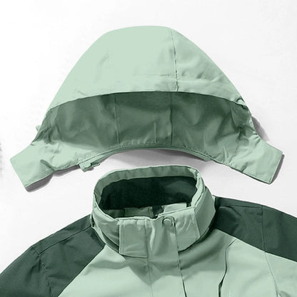 Hooded Ski Jacket - Windproof Winter Sports Coat