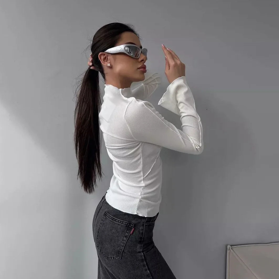 Women's Knit Flared Sleeve T-Shirt