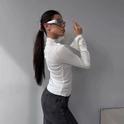 Women's Knit Flared Sleeve T-Shirt