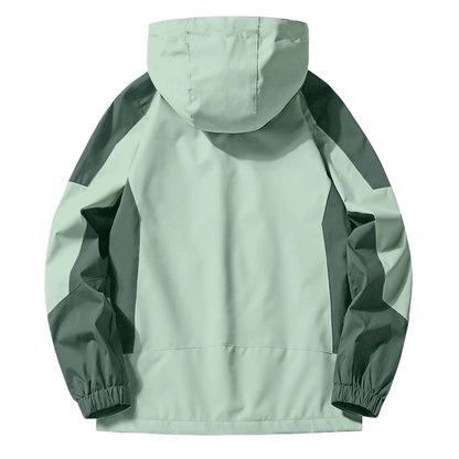 Hooded Ski Jacket - Windproof Winter Sports Coat