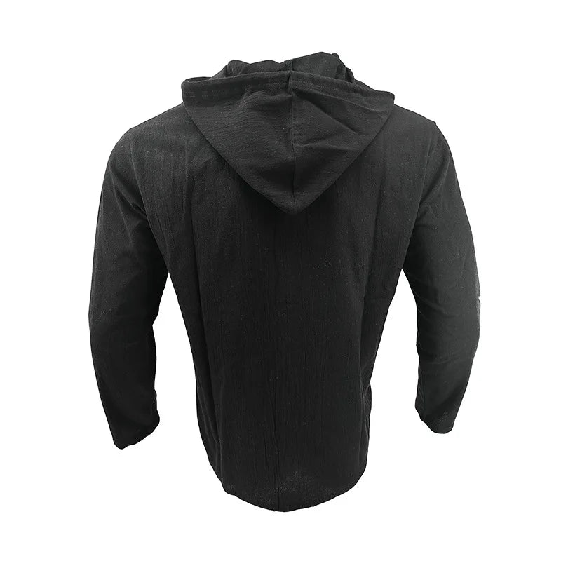 Men's Hooded Long Sleeve Beach Shirt