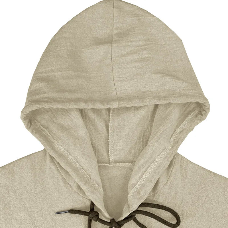 Men's Hooded Long Sleeve Beach Shirt