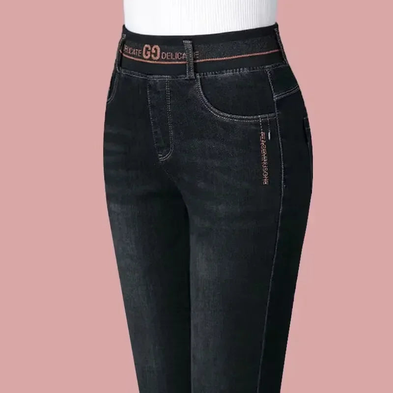 Women's Oversize Jeans 26-38 - Slim High Waist Skinny Denim Pants