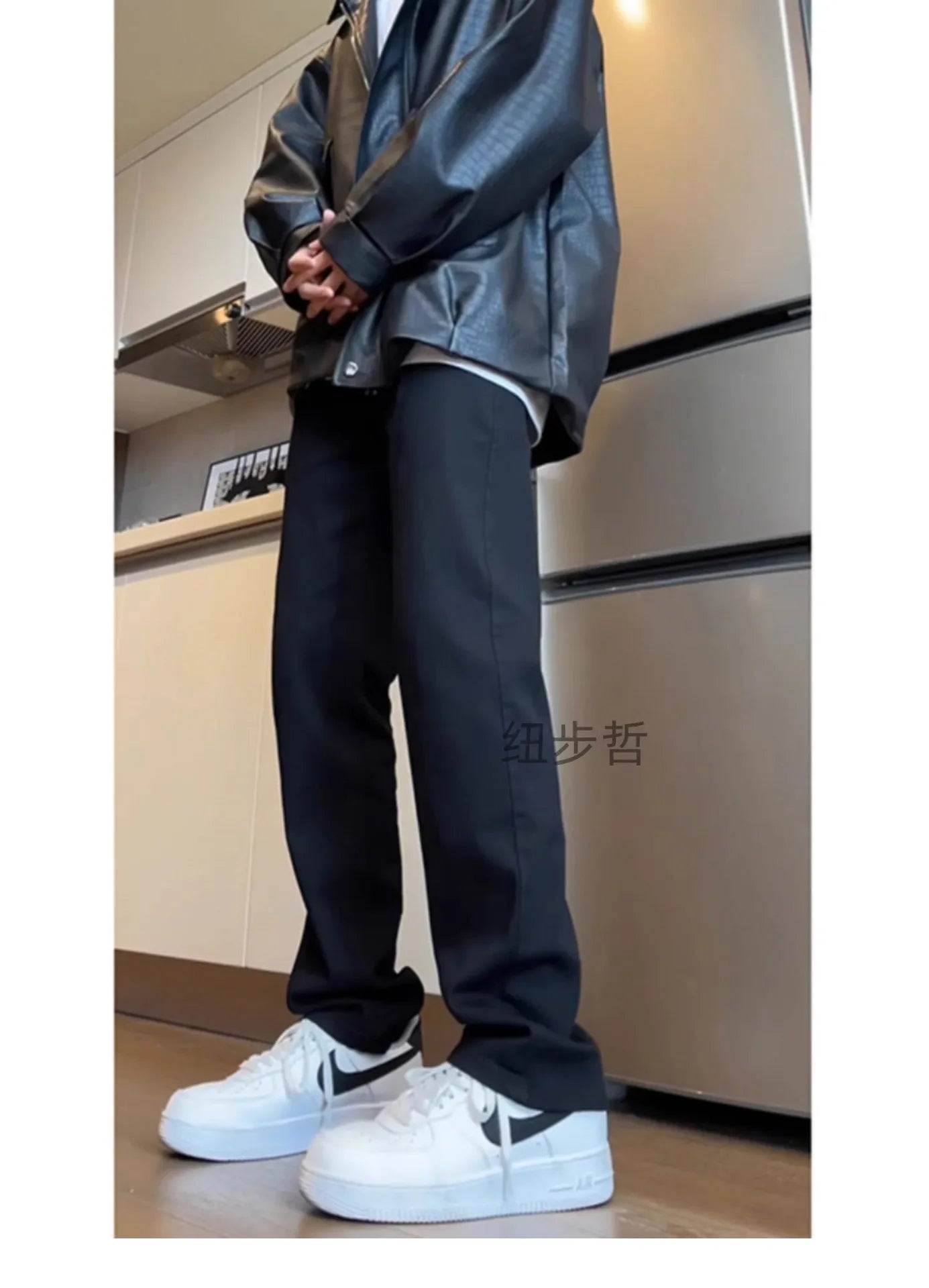 Men's Straight Jeans - Spring Autumn Slim Fit Loose