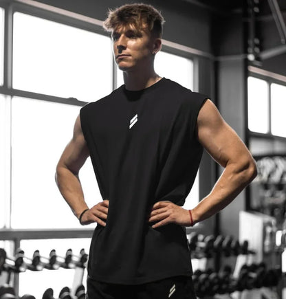 Qolsuz T-shirt Kişilər üçün Tez quruyan Fitnes Bodibildinq Köynək Kişi Moda Basketbol Jilet Tor Nəfəs ala bilən Yay İdman Zalı Maykası Kişilər üçün