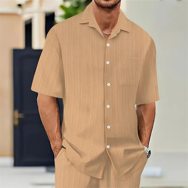 Men's Lightweight Casual Short Sleeve Shirt