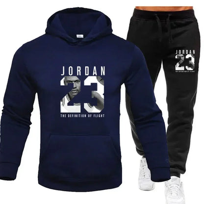Men's Hoodie and Pants Set - Casual Tracksuit